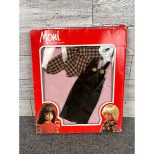 MONI URANIUM OUTFITS Boy Doll Clothes Brown Overalls Boxed Lot Two